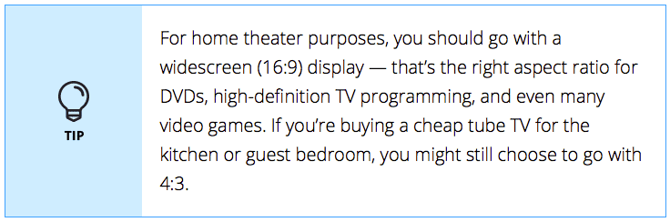 Widescreen Tip