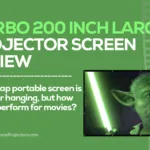 Gigantic 200″ Nierbo Projector Screen Review