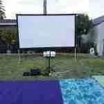 My Awesome 120" Outdoor Movie Setup that I use